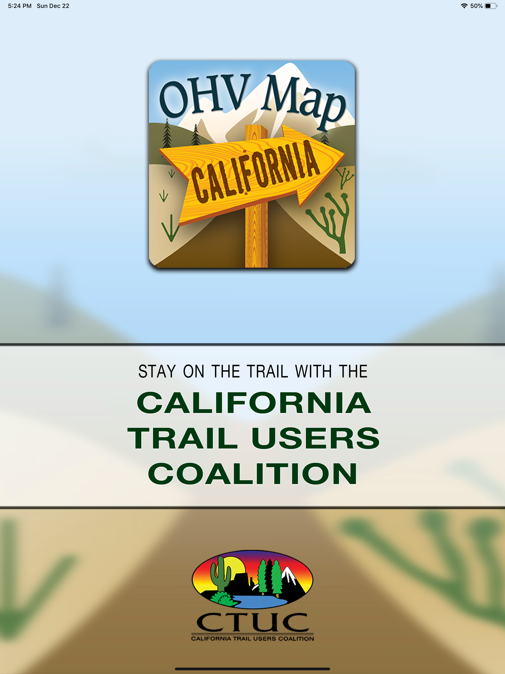 OHV Trail Map California