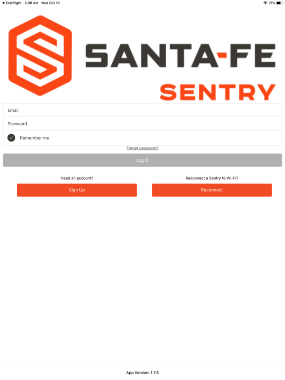 Santa Fe Sentry iPad screenshot