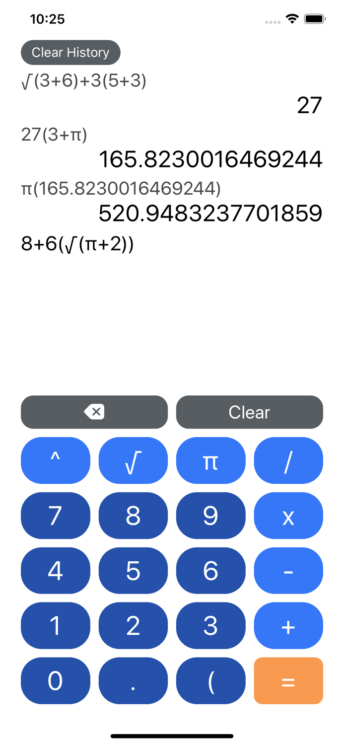 Multi Line Calculator