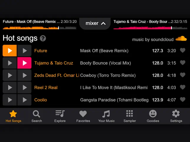 Screenshot 3 YOU.DJ - Easy Music Mixer iphone