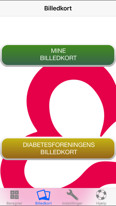 Diabetes og kulhydrattælling Screenshot