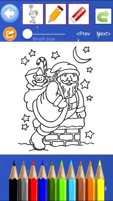 Screenshot #3 pour Christmas Santa Claus Coloring
