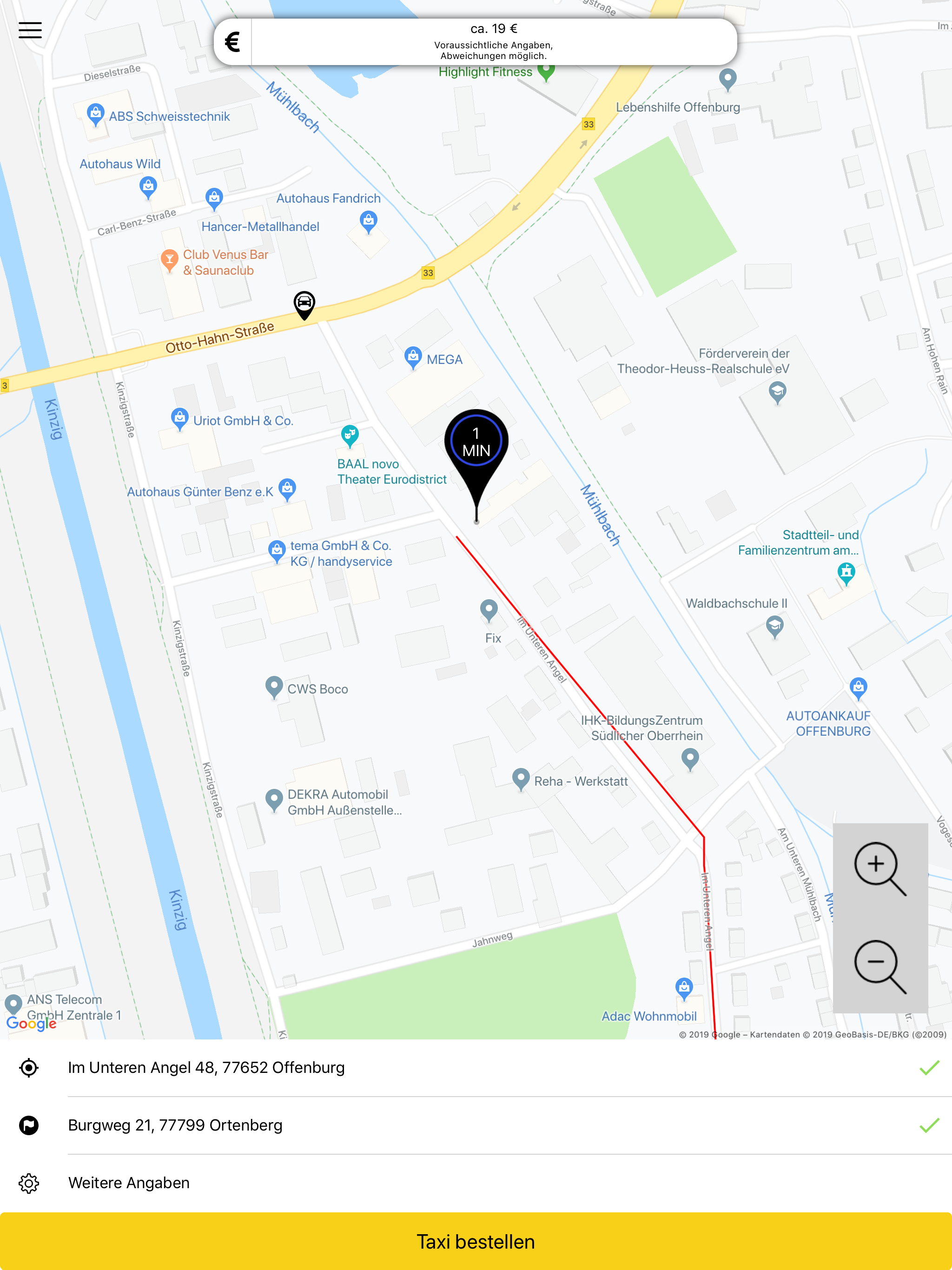 Taxi Nowak - Offenburg