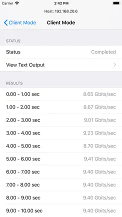 IPerf - Speed Test Tool iPhone image 2
