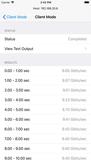 iPerf - Speed Test Tool screenshot 2