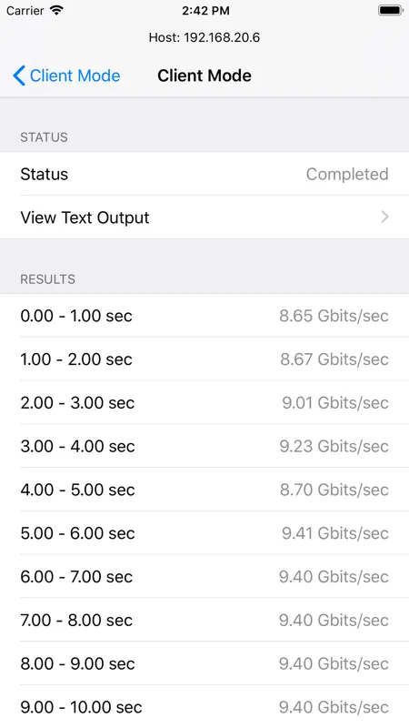iPerf - Speed Test Tool screenshot 2 of 4