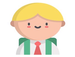 The PrimarySchoolSt is a small sticker, which are show the 30 primary school in cartoon