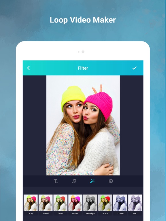 Loop Vid-Loop Video infinite iPad screenshot 7 - Photo & Video app