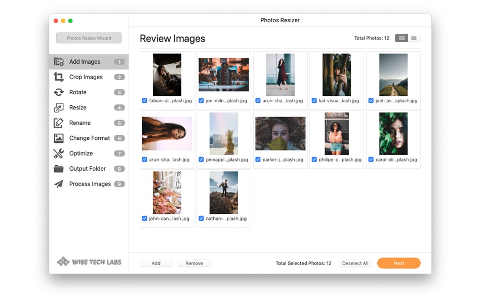 #4. Photos Resizer - Resize Images (macOS) De: Wise Tech Labs Private Limited