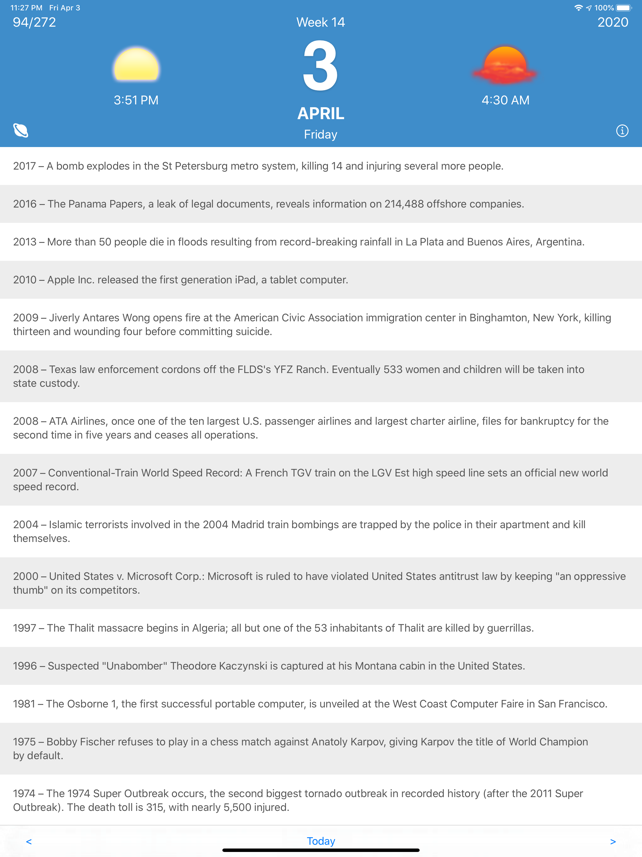 Calendarium - About this Day Screenshot