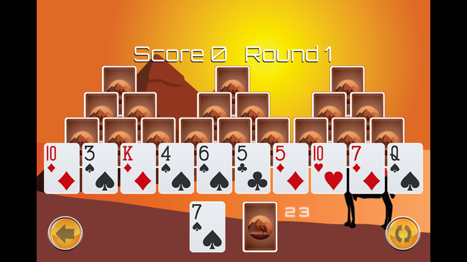 #1. Tri Peaks Solitaire Redux (iOS) 由: Keith Adler Studios LLC