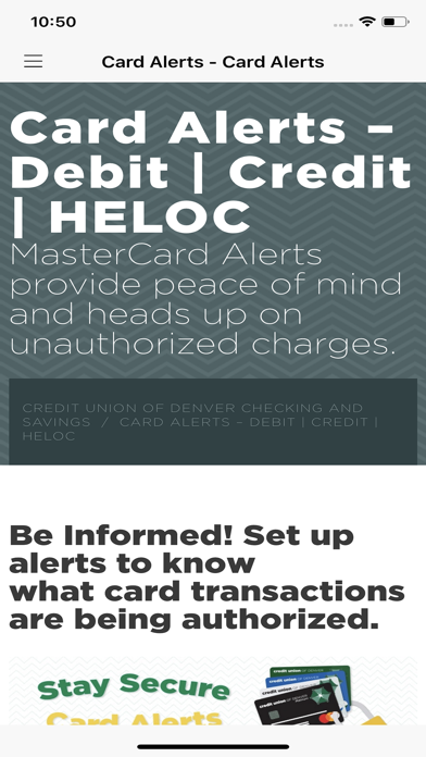 How to cancel & delete Credit Union of Denver from iphone & ipad 4