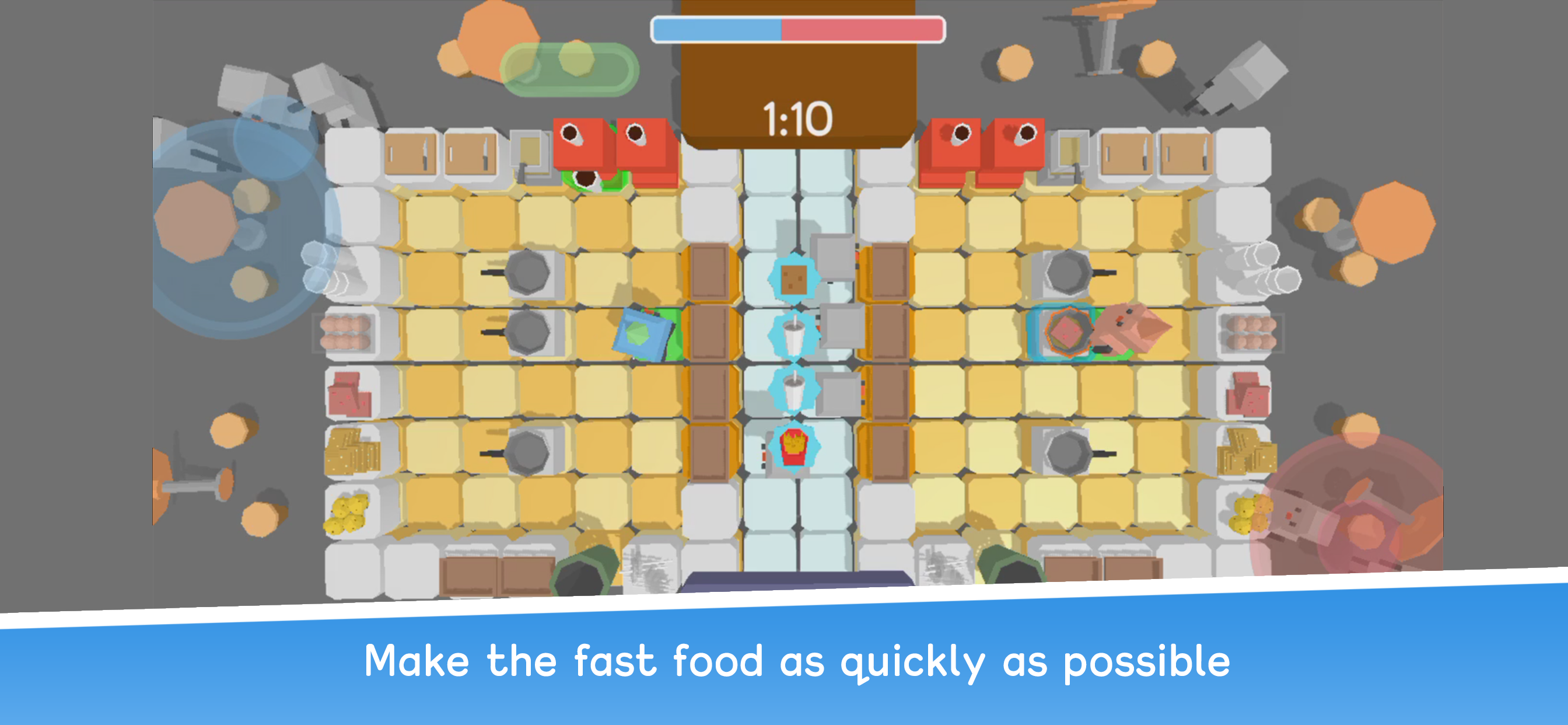 Cooking Party: 2P 3P 4P Battle