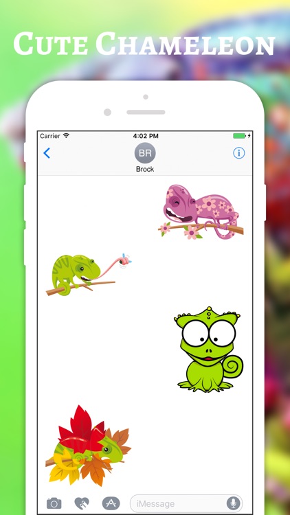 Chameleon Color Stickers screenshot-3