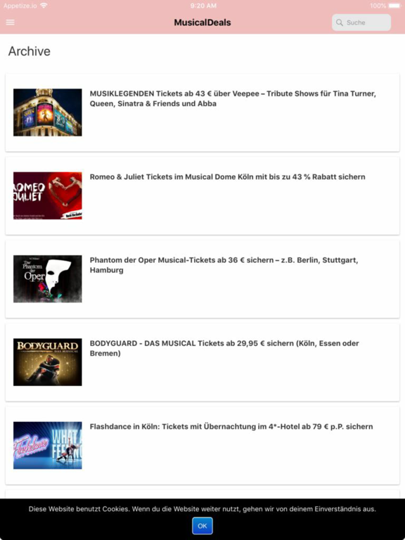 MusicalDeals app screenshot 2
