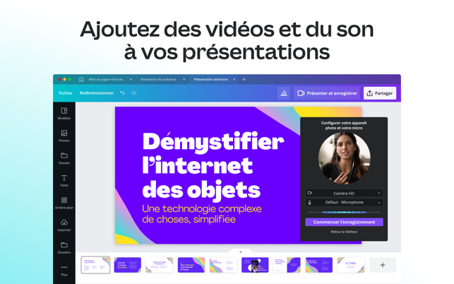 ‎Canva : Éditeur Photo et vidéo Capture d'écran