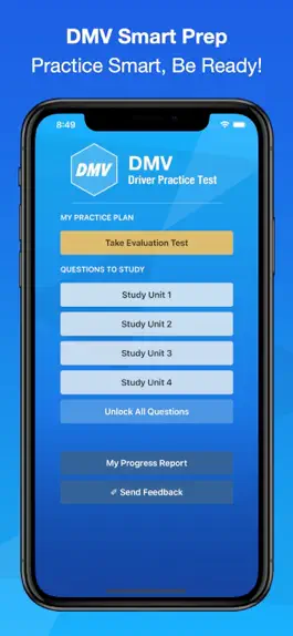 Game screenshot DMV Practice Test Smart Prep mod apk