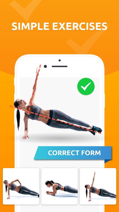 Plank workout Screenshot