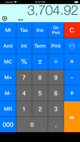 RECalc Mortgage Calculator screenshot
