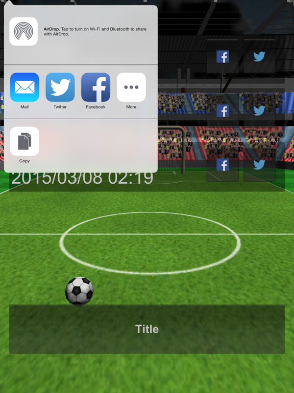 3D Sharpshooter For Soccer iPad screenshot