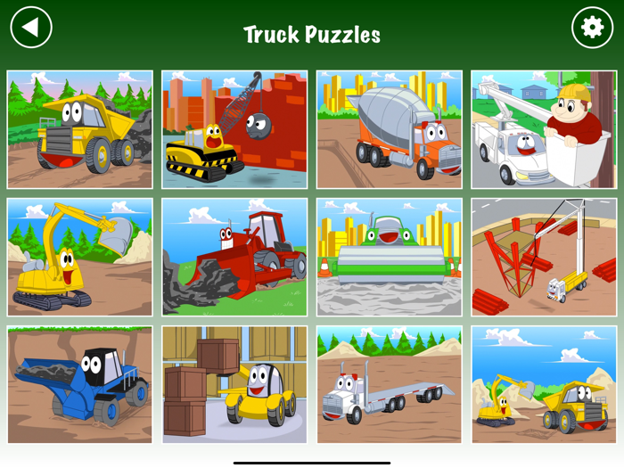 Trucks JigSaw Puzzle for Kids