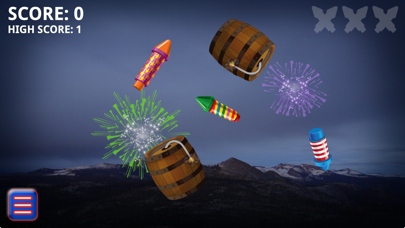 Screenshot #1 pour Fireworks Finger Fun