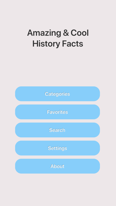 Screenshot #1 pour Cool History Facts