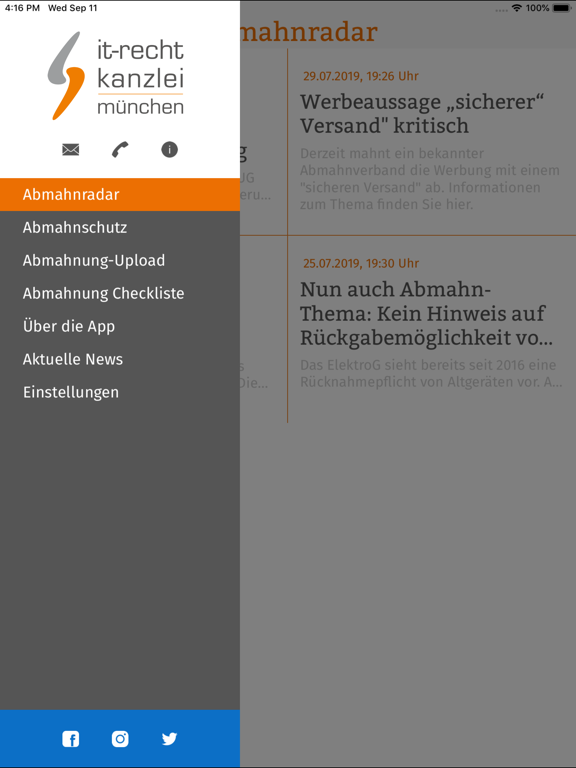 Screenshot #5 pour Abmahnradar