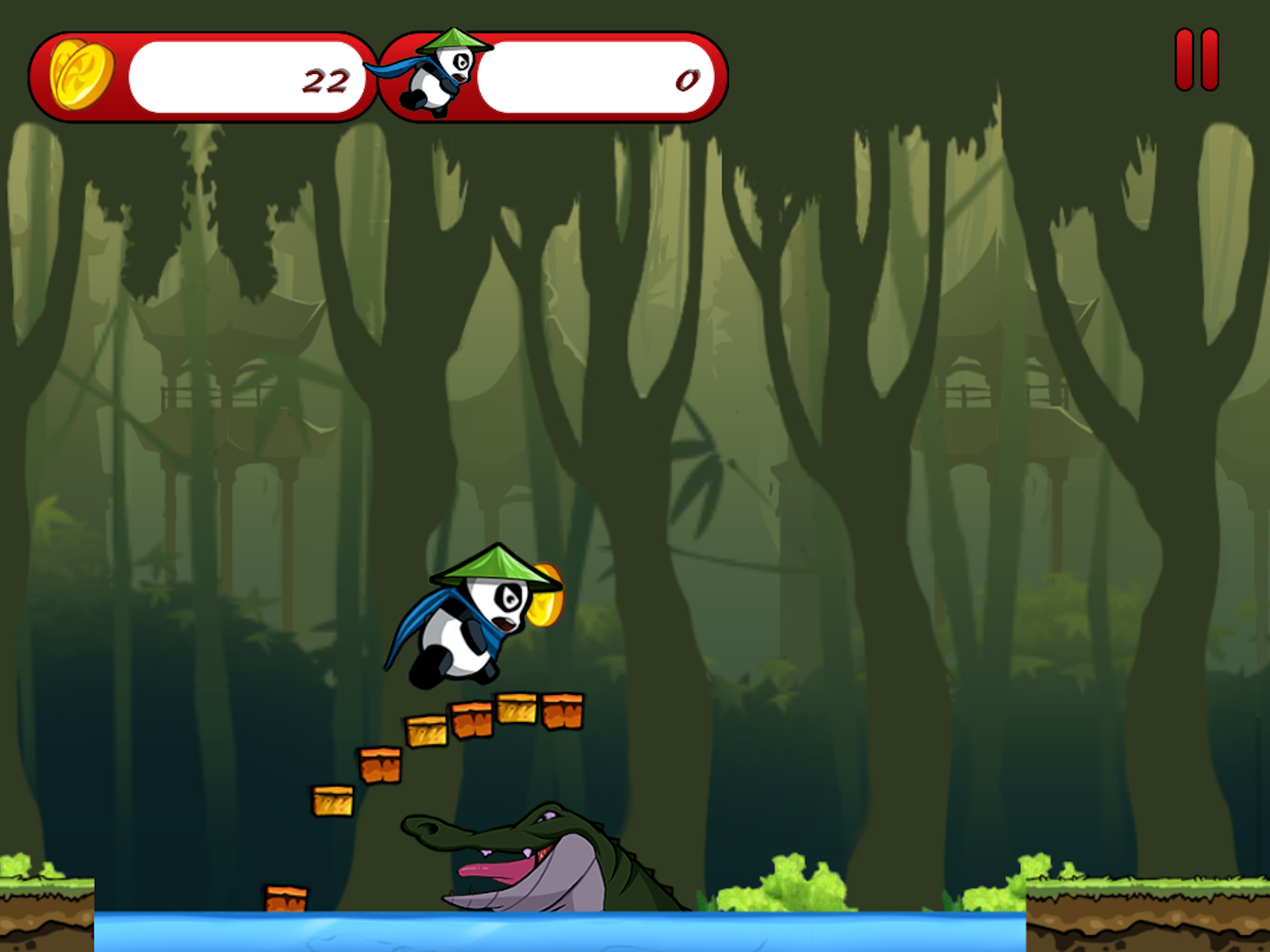 Panda Adventure Run and Jump