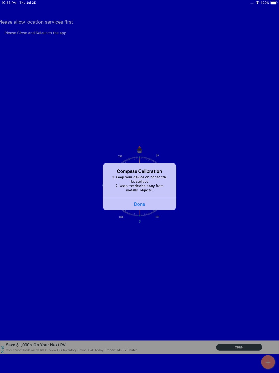 iPad screenshot