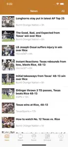 Texas FanGuide screenshot #1 for iPhone