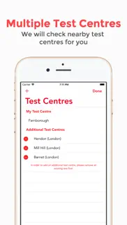 testi driving cancellations uk iphone screenshot 4