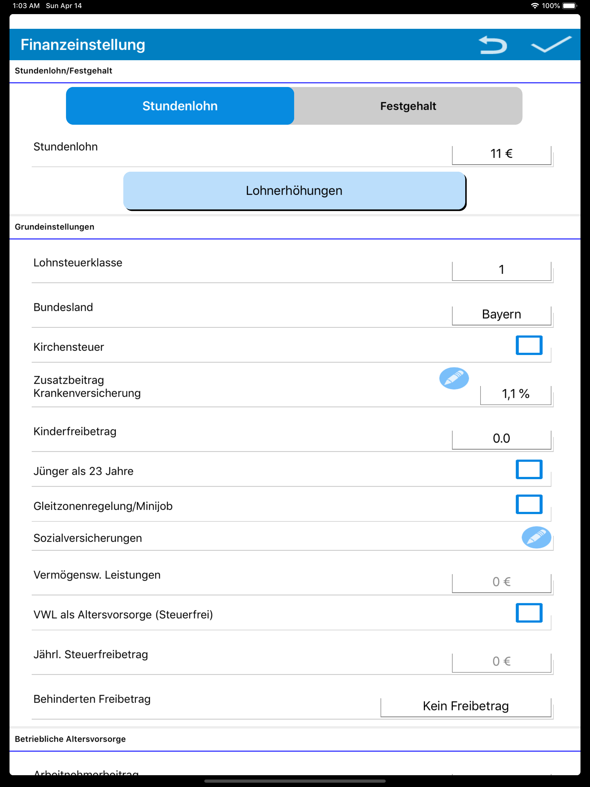 Shift Wage Planer screenshot 16