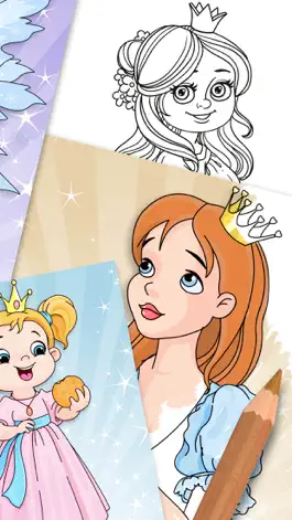 Game screenshot Magic Princess Coloring Books hack