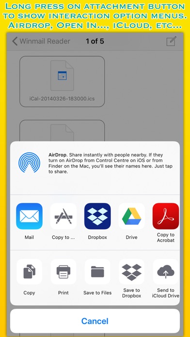Winmail Reader for iOS Screenshot 3