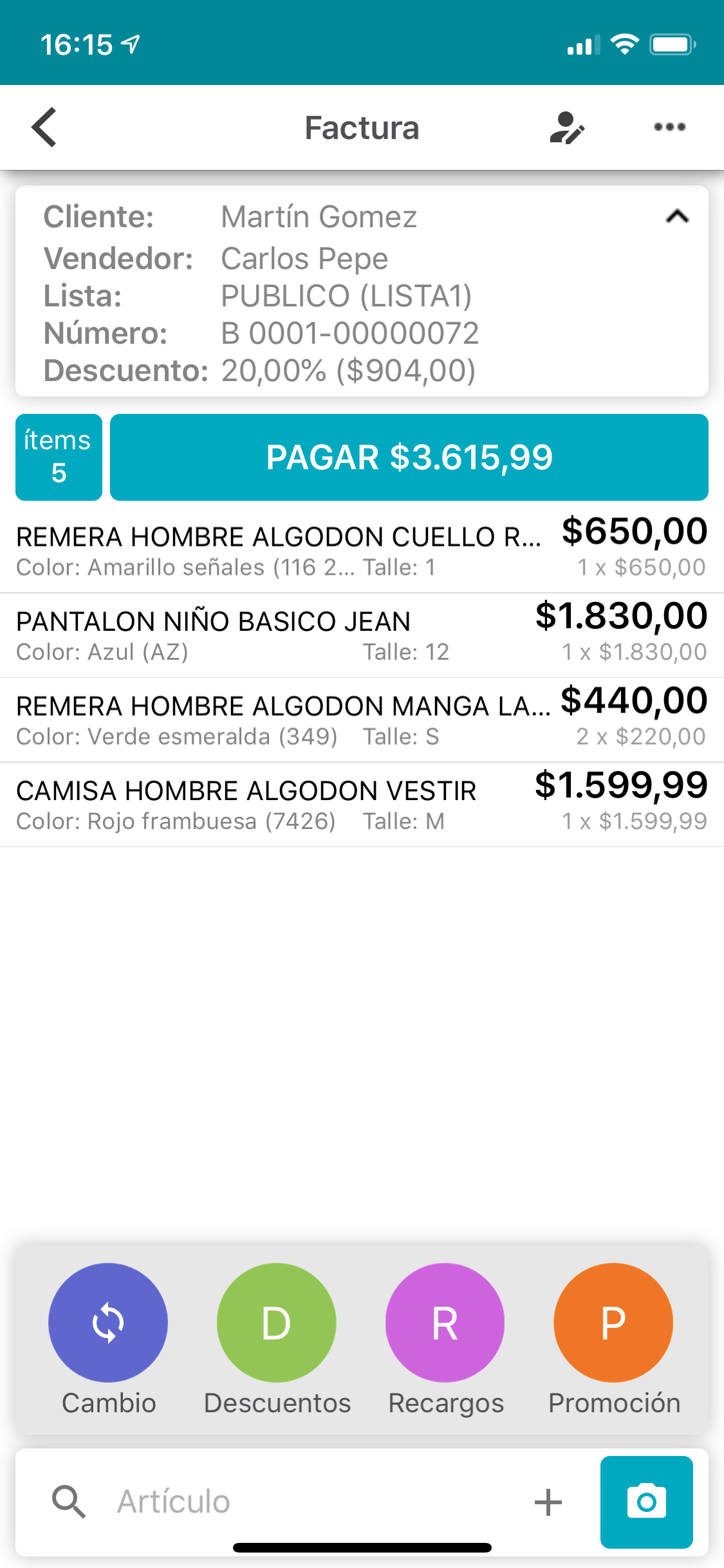 Factura zMobile