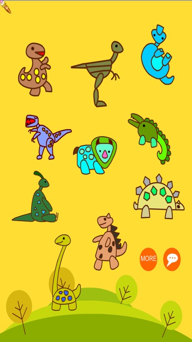 Screenshot #1 pour Aprenda a pintar Dinossauros