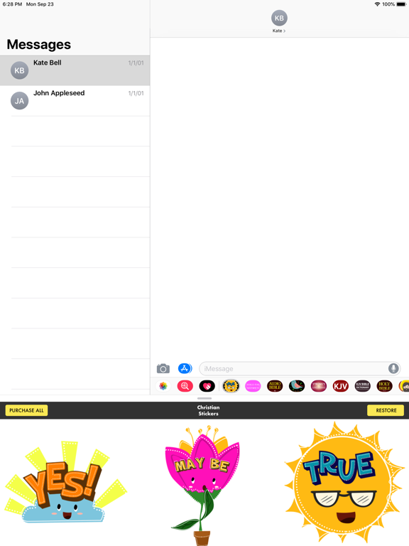 Screenshot #6 pour Christian Stickers - Truth