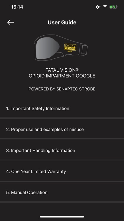 Fatal Vision® Opioid Goggle screenshot-5