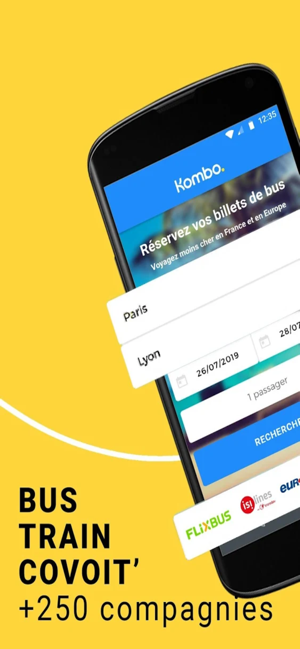 Kombo - Billets de train•bus(圖1)-速報App