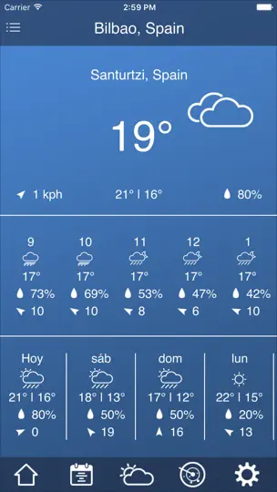 Captura de pantalla de Mareas Cerca De Mí en iPhone 4