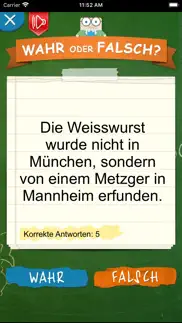 wahr oder falsch iphone bildschirmfoto 2