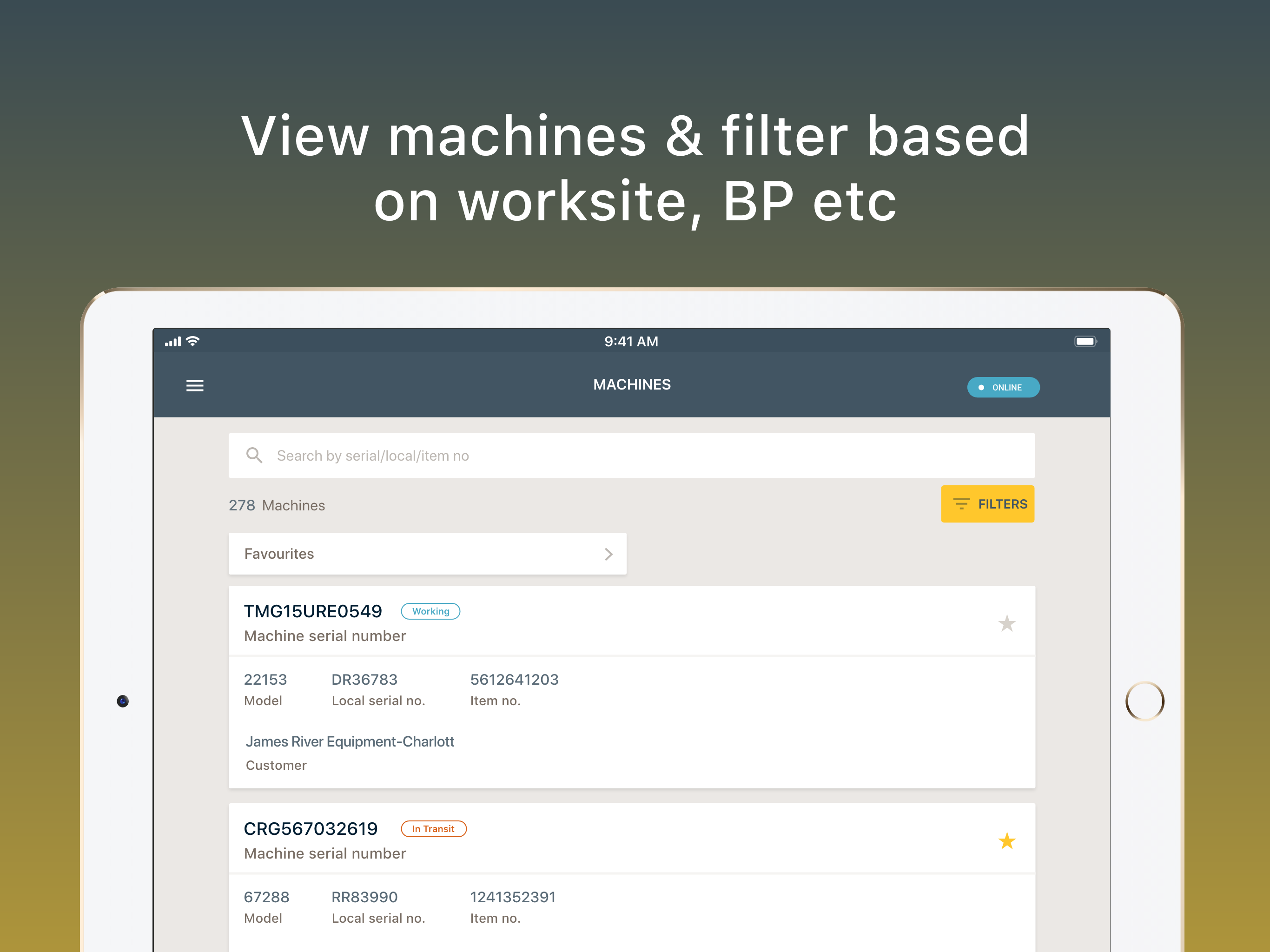 Epiroc FleetSync screenshot 10