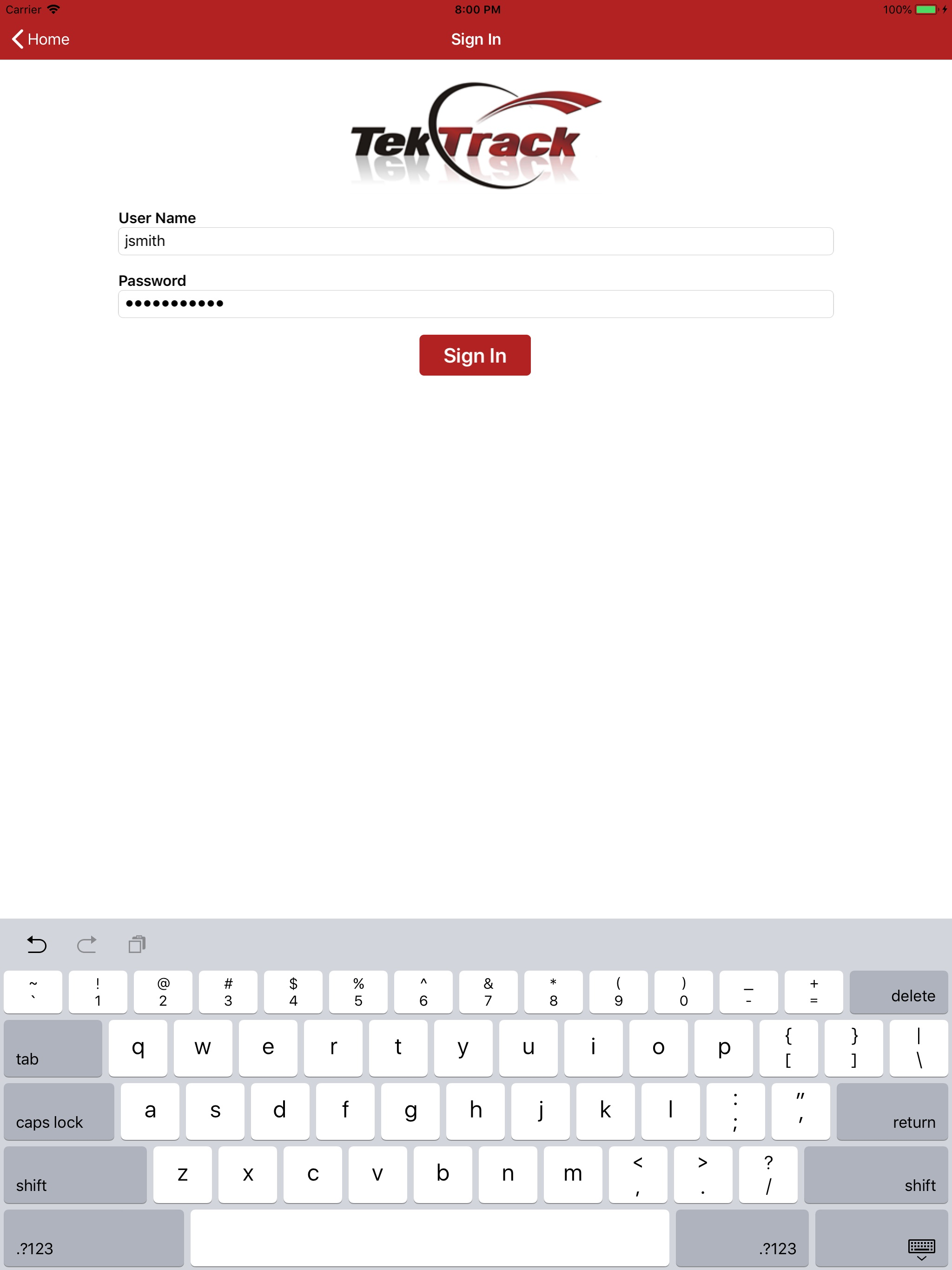 TekTrack Package Tracking screenshot 5