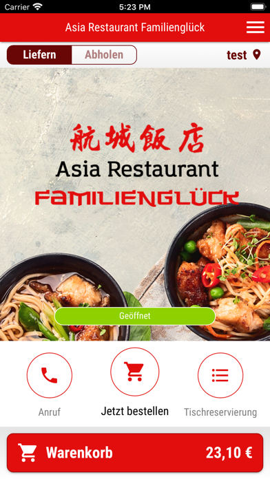 Screenshot #1 pour Asia Restaurant Familienglück