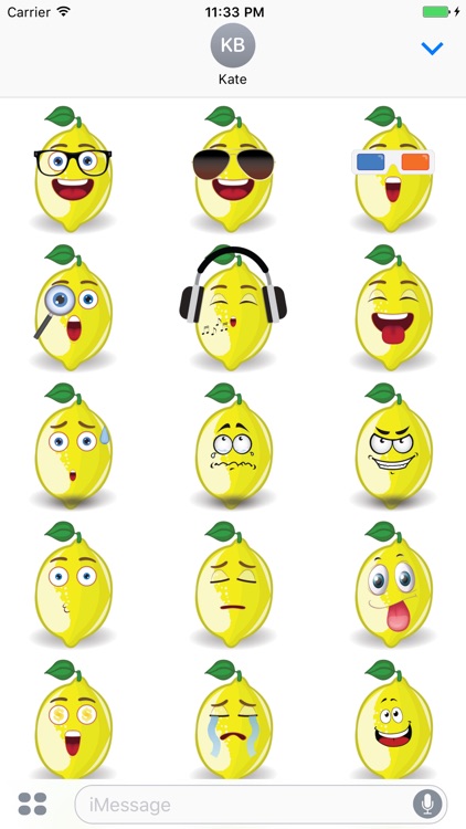 Sticker Me: Lemon Faces