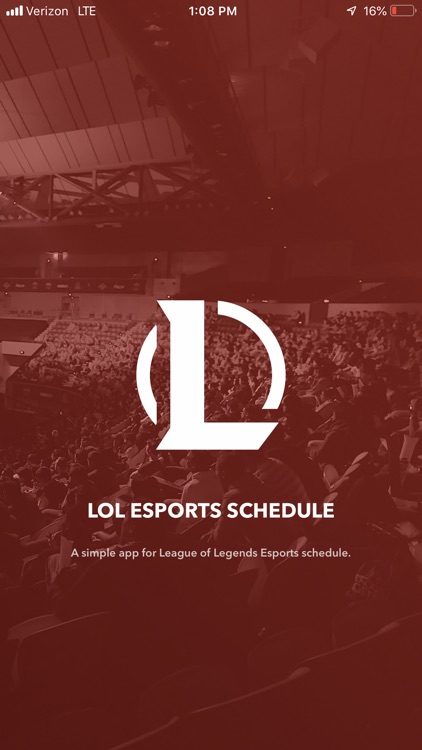 LoL Esports Schedule by Theodore Gallao