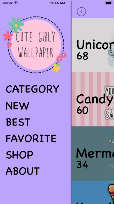 Cute Girly Wallpaper Screenshot