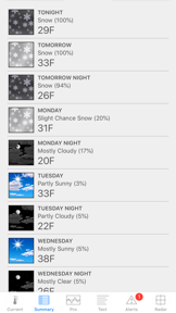 Wx for iPhone screenshot