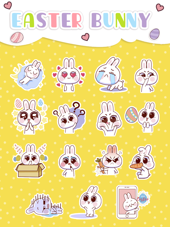 Screenshot #4 pour Happy Easter Stickers *
